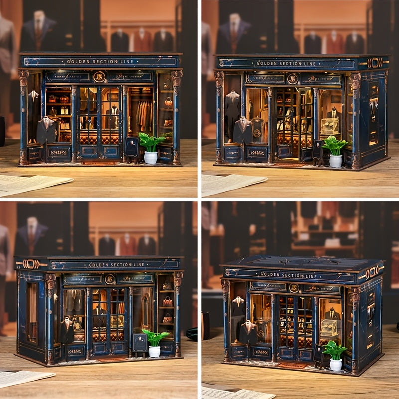3D bookend set, 3D desktop decoration model, house-shaped 3D bookend craft model, 3D wooden educational bookend, for bookshelf decoration, birthday gift for family and friends, back-to-school gift, harvest festival gift, Halloween gift.
