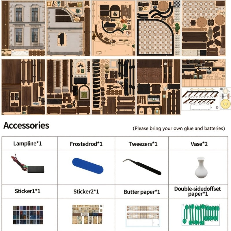 Craftrys Spiral Staircase Room Kit